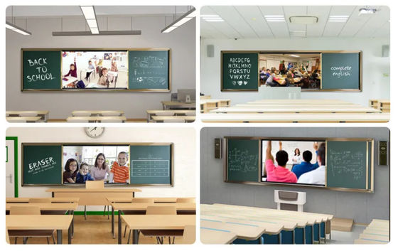 86 pouces Poussez et tirez carte de craie numérique magnétique intelligent pour l' éducation