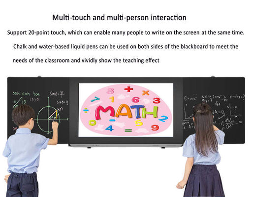Écran tactile numérique intelligent 4K avec projection sans fil 75 pouces