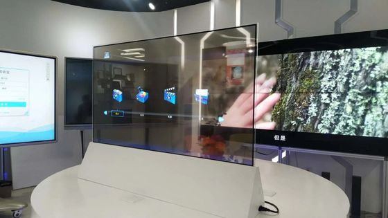 Publicité Écran OLED transparent Type de bureau intelligent