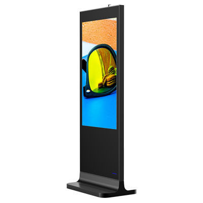 Écran publicitaire LED debout 4K 1920x1080 avec stockage 16 Go