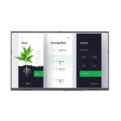 Tableau blanc à écran tactile interactif électronique 4K pour le bureau de formation