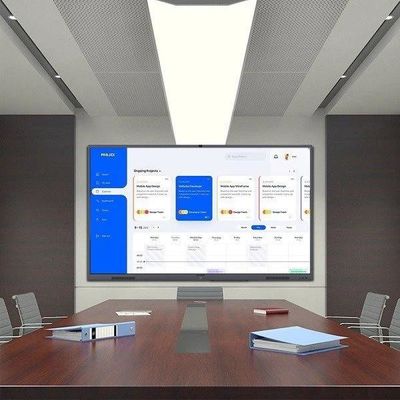 Tableau blanc à écran tactile interactif électronique 4K pour le bureau de formation