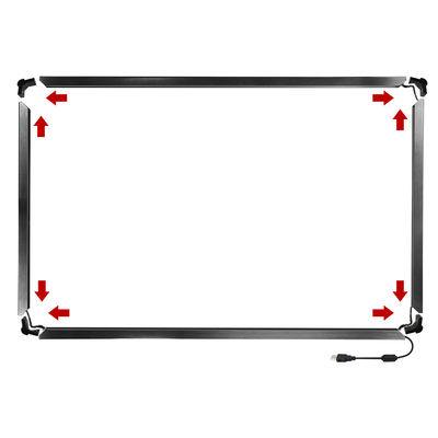 Écran tactile infrarouge professionnel DC 5V IR Panneau tactile 8 ms Réponse