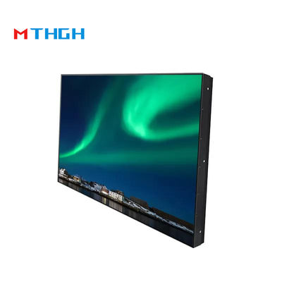 Écran d'épissage LCD de 55 pouces 4k 8k monté sur le mur pour la publicité commerciale