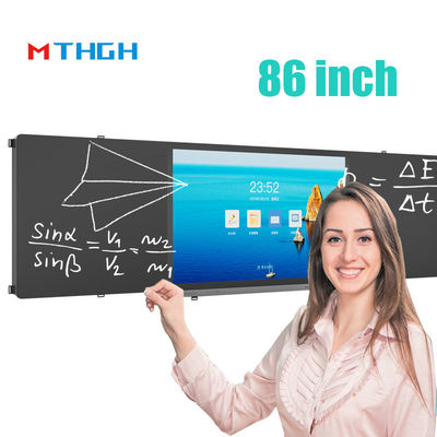 86 pouces Enseignement numérique interactif tableau noir plus grand écran