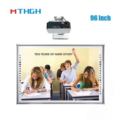96 pouces portable interactif tableau blanc intelligent infrarouge 20 points pour la salle de conférence