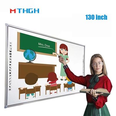 Affichage interactif sur tableau blanc de 130 pouces Multi Touch Touch infrarouge intelligent