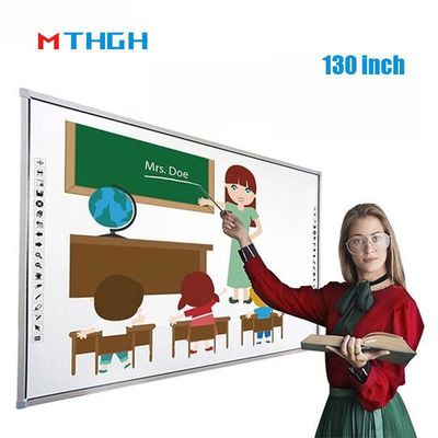 150 pouces tableau blanc interactif 40 points intelligent infrarouge tactile tableau noir d'enseignement