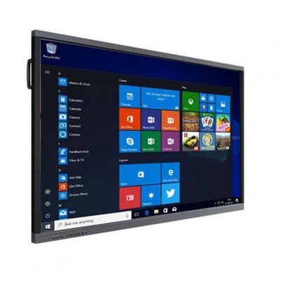 Tableau interactif à écran tactile de 75 pouces avec processeur quad-core et haut-parleurs de 10W