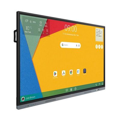 Moniteur à écran tactile de 86 pouces 8 Go 128G SSD carte numérique intelligente