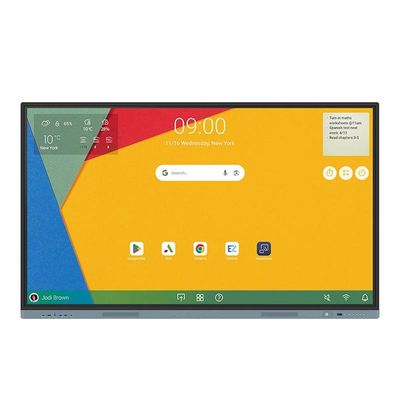 Moniteur à écran tactile de 86 pouces 8 Go 128G SSD carte numérique intelligente
