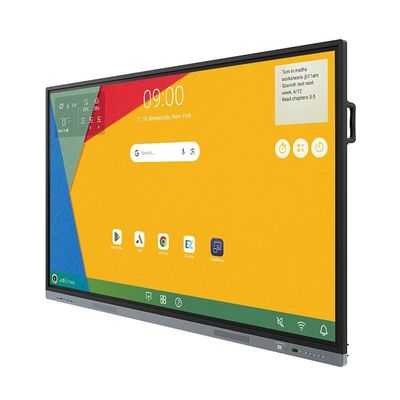 Moniteur à écran tactile de 86 pouces 8 Go 128G SSD carte numérique intelligente