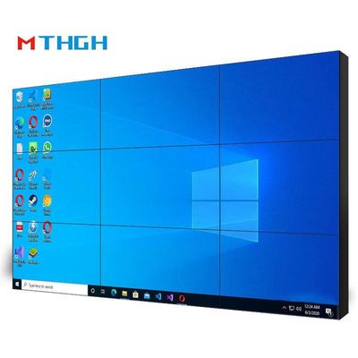 46 pouces 72% de gamme de couleurs ADS Panneau LCD Vidéo Écran murale Avec des coutures 3,5 mm