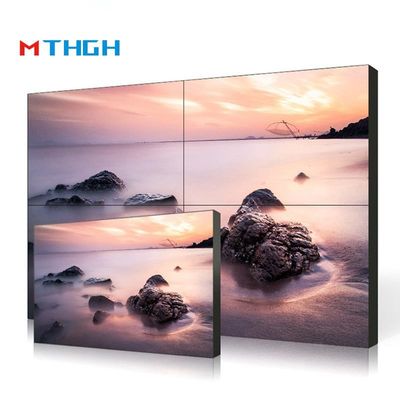Paroi vidéo LCD haute résolution de 75 pouces 72% gamme de couleurs affichage mural monté / intégré
