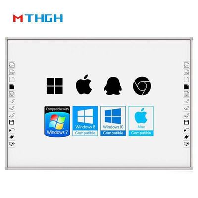 106 pouces Touch électromagnétique Smart Whiteboard 3840X2160 Résolution de l'écran Pour l'interaction scolaire
