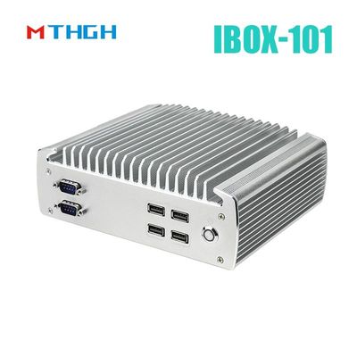 IBOX-101 Plus Mini PC industriel avec HDMI Mini PCIe / MSATA Prise en charge de Windows / Linux