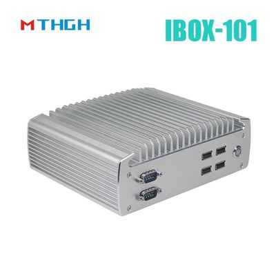 IBOX-101 Plus Mini PC industriel avec HDMI Mini PCIe / MSATA Prise en charge de Windows / Linux