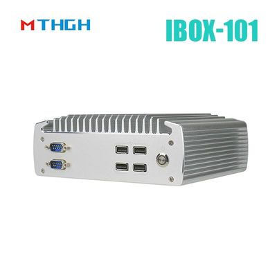 IBOX-101 Plus Mini PC industriel avec HDMI Mini PCIe / MSATA Prise en charge de Windows / Linux