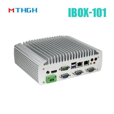 IBOX-101 Plus Mini PC industriel avec HDMI Mini PCIe / MSATA Prise en charge de Windows / Linux
