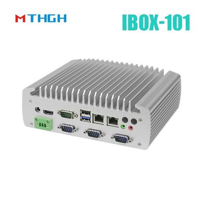 IBOX-101 Plus Mini PC industriel avec HDMI Mini PCIe / MSATA Prise en charge de Windows / Linux