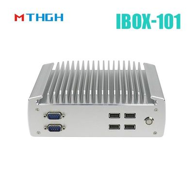 IBOX-101 Plus Mini PC industriel avec HDMI Mini PCIe / MSATA Prise en charge de Windows / Linux
