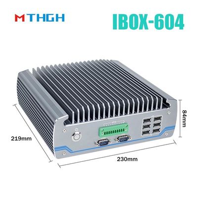 PC industriel sans ventilateur IBOX-604 Intel Core I5 6500T SSD HDMI Windows/Linux