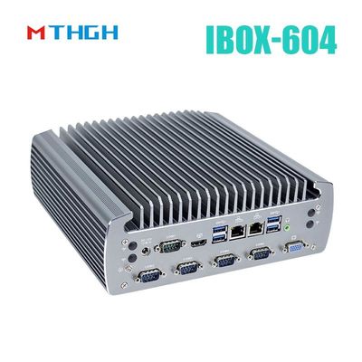 PC industriel sans ventilateur IBOX-604 Intel Core I5 6500T SSD HDMI Windows/Linux
