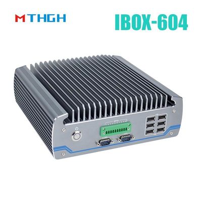 PC industriel sans ventilateur IBOX-604 Intel Core I5 6500T SSD HDMI Windows/Linux