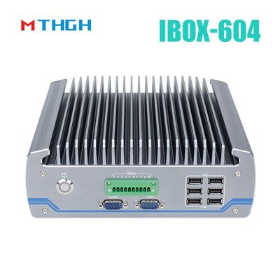 PC industriel sans ventilateur IBOX-604 Intel Core I5 6500T SSD HDMI Windows/Linux