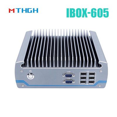 Intel Core I5-8500T Chassis en aluminium Mini PC, PC industriel sans éventail IBOX-605