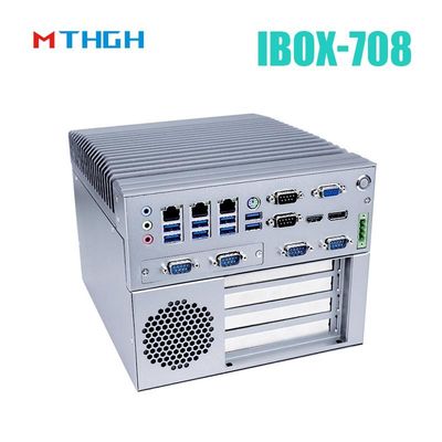 IBOX-708 SSD Intel Core I5 6500T Mini PC industriel Tout le châssis en aluminium Température -20°C à 60°C
