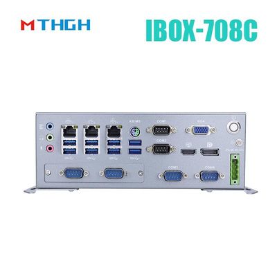 IBOX-708C Mini PC industriel sans ventilateur avec 8 Go DDR4 Quad Core I7 6700T