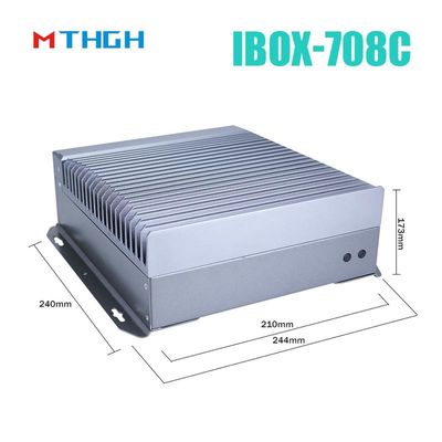 IBOX-708C Mini PC industriel sans ventilateur avec 8 Go DDR4 Quad Core I7 6700T