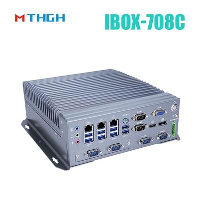IBOX-708C Mini PC industriel Prise en charge HDMI/DP/VGA 6*COM 8*USB3.0