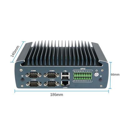IBOX-1226 J6412 Mini PC industriel sans ventilateur avec 32 Go de mémoire vive et 12 V d'entrée CC