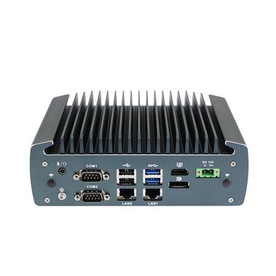 IBOX-1226 J6412 Mini PC industriel sans ventilateur avec 32 Go de mémoire vive et 12 V d'entrée CC