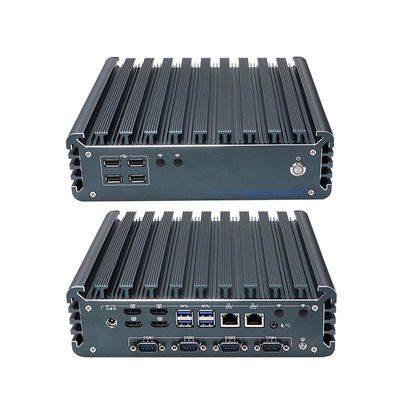 IBOX-3226 Quad Core Refresh Mini PC industriel sans ventilateur CE CCC FCC classe A RoHS 2,64 kg