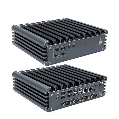 IBOX-3226 Quad Core Refresh Mini PC industriel sans ventilateur CE CCC FCC classe A RoHS 2,64 kg