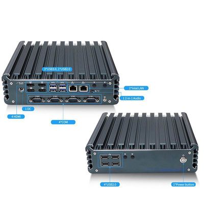 IBOX-3226 Quad Core Refresh Mini PC industriel sans ventilateur CE CCC FCC classe A RoHS 2,64 kg