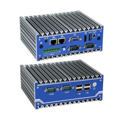 Nano Titanium Gris Mini PC industriel N11 DC 12V Entrée 2XIntel I210-AT/I211-AT 1000M