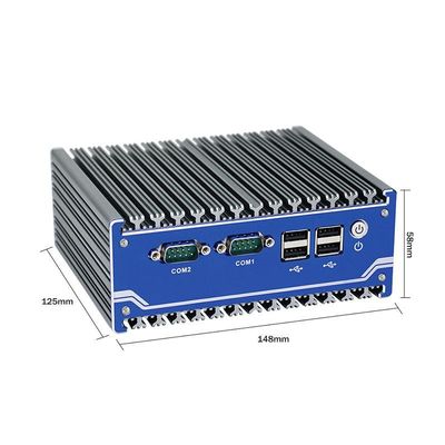 Nano Titanium Gris Mini PC industriel N11 DC 12V Entrée 2XIntel I210-AT/I211-AT 1000M