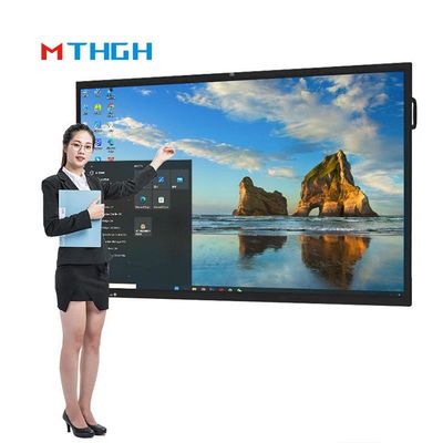 110 pouces Touch interactif tableau blanc 350cd/m2 luminosité glissante tout en une machine