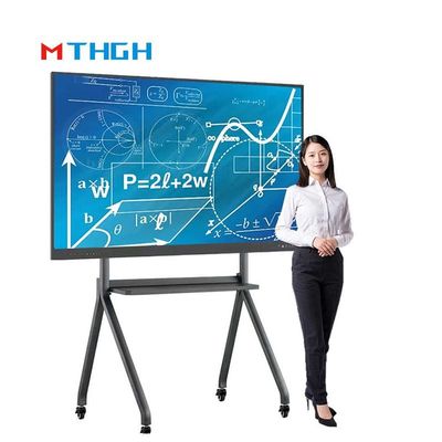 110 pouces Touch interactif tableau blanc 350cd/m2 luminosité glissante tout en une machine