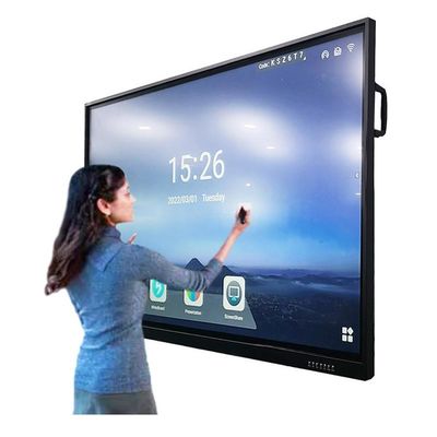 4K 75 pouces 20 points infrarouge touch interactif tableau blanc pour l'enseignement en classe scolaire
