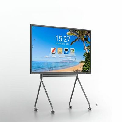 4K 65 pouces 16:9 tableau blanc LCD interactif infrarouge/touch capacitif pour une éducation intelligente