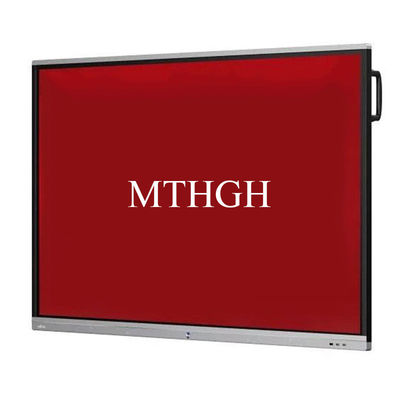 Écran tactile interactif de 75 pouces tableau blanc 4K Affichage luminosité ≥350cd/m2 Réponse ≤8ms