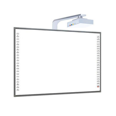 Un tableau blanc interactif intelligent de 83 pouces doté d'une technologie tactile infrarouge et d'une écriture noire