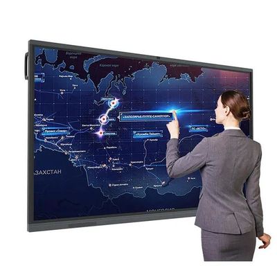 Tableau blanc interactif pour l'éducation intelligente 350 cd/m2 IR lumineux/touch capacitif