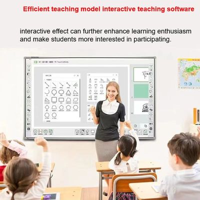 Tableau interactif de 83 pouces avec CPU I3/i5/i7/i9 en option 10 points 60 millions de touches Résolution 3840*2160