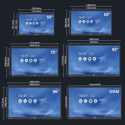 Panneau de présentation IR multi-touch / écran tactile capacitif avec luminosité de 400 cd/m2